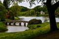 Stourhead House - Bridge and Lake Royalty Free Stock Photo